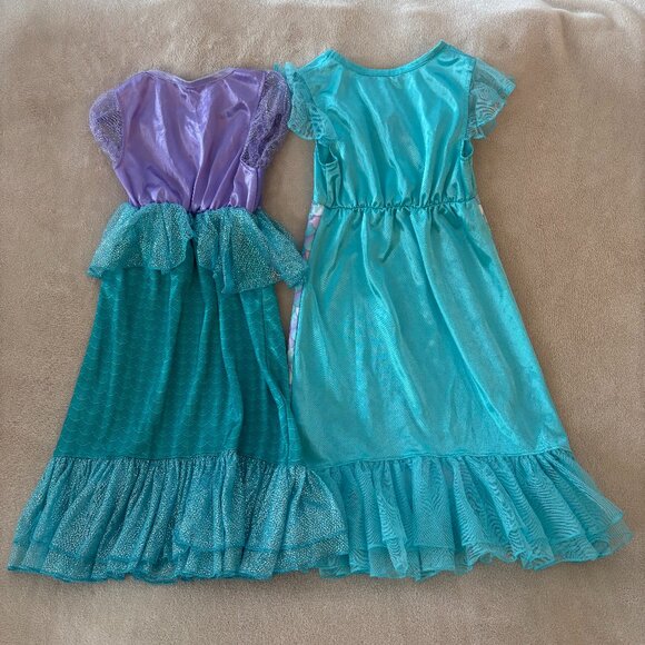 DISNEY PRINCESS NIGHTGOWNS Set Of 2 in Toddler Size 5 - Picture 2 of 2